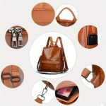 Women Fashion Back Pack Style: 522 - Image 8