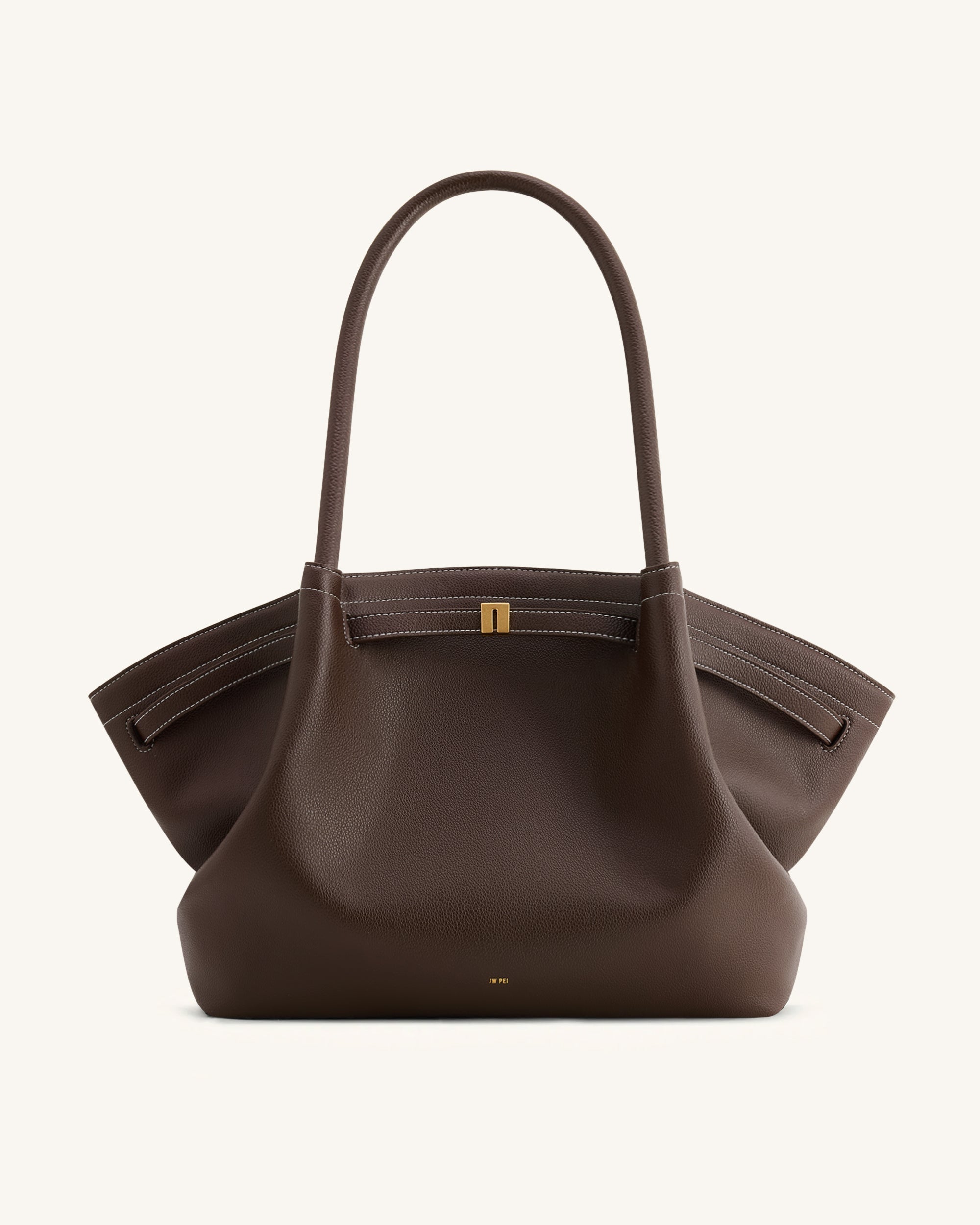 Hana-Large-Tote-Bag-Dark-Brown-1 Women Fashion Tote Bag Style-big:1055 - Image 1